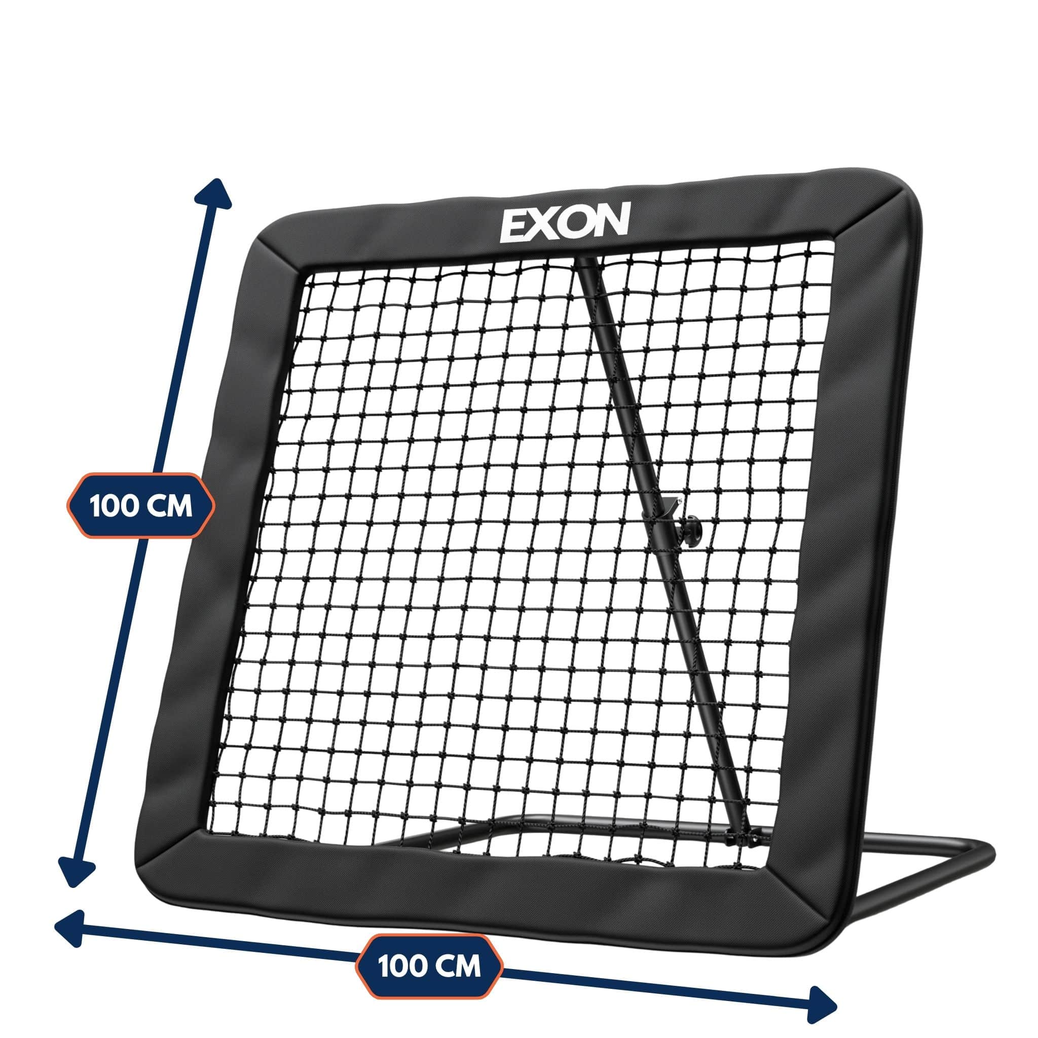Exon® Fußball Rebounder – 100 cm – Verstellbar – Tchouk