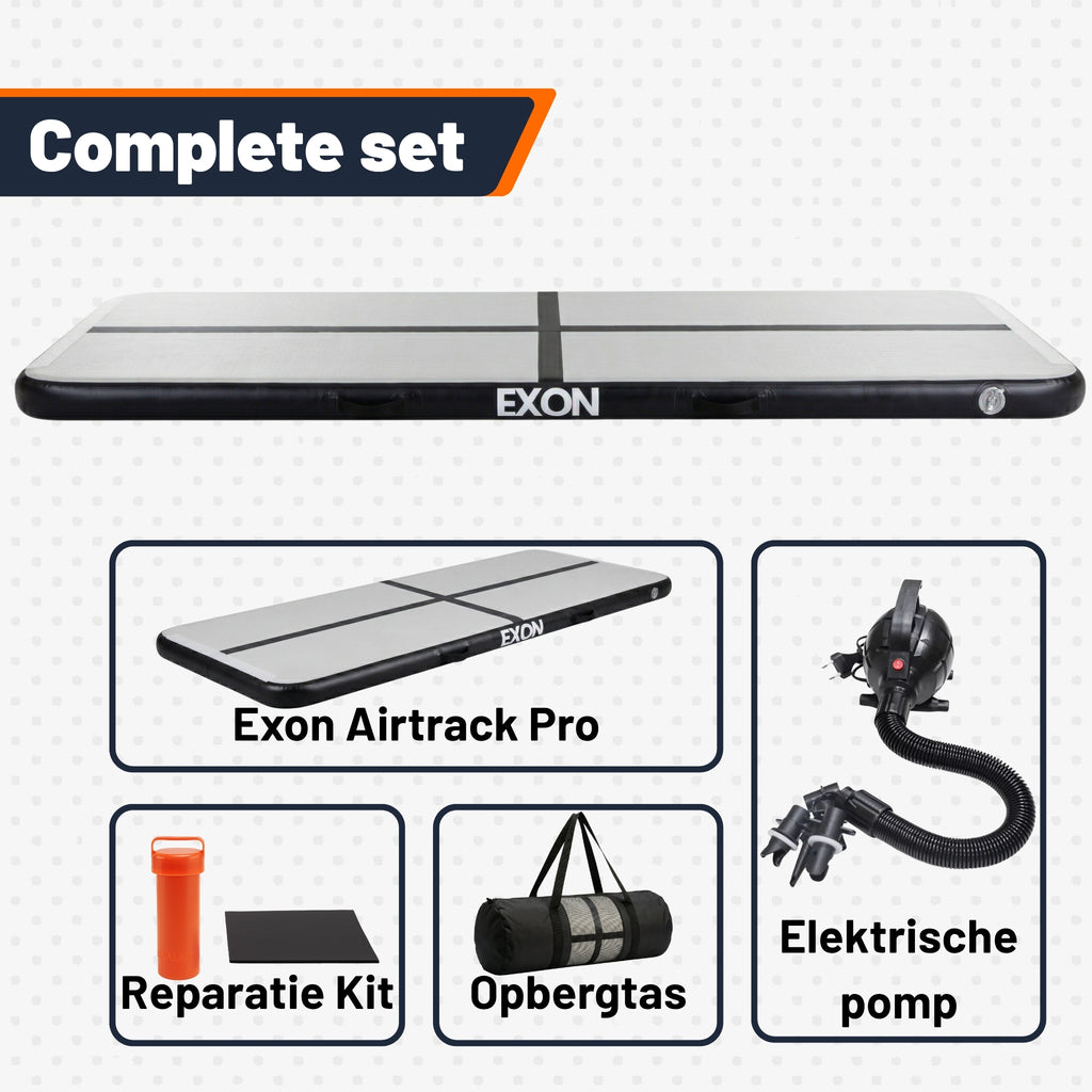 Exon® AirTrack Pro - 400 x 100 x 10 cm - Inkl. elektrischer Pumpe
